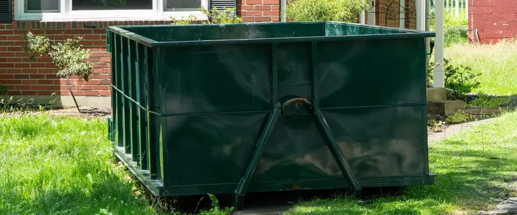 Residential dumpster rental for home renovation debris and construction waste removal